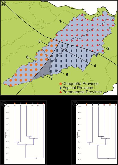 A Iber Depression Divided By The Biogeographic Provinces B