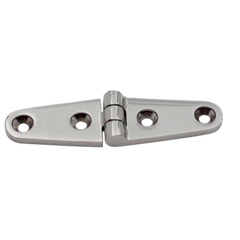 1pcs Marine Strap Hinge Stainless Steel 316 With 4 Holes 100mm Heavy Duty Mirror Polish Boat