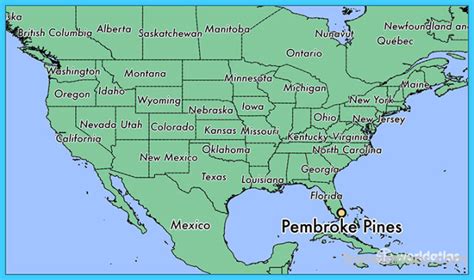 Where is Pembroke Pines? - Pembroke Pines Map - Map of Pembroke Pines ...