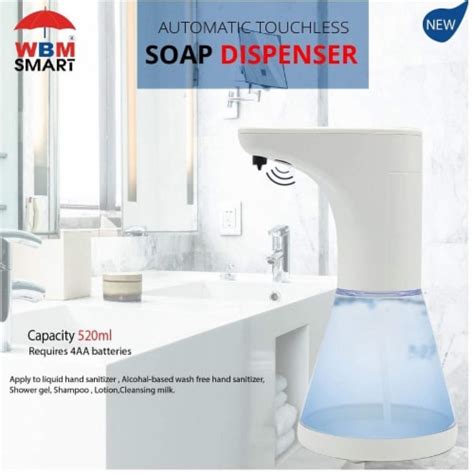 WBM Smart Soap Dispenser Automatic Liquid Dispenser Touchless Sensor