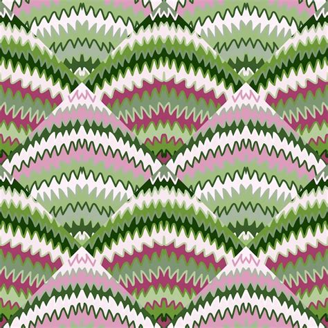 Premium Vector Abstract Zig Zag Striped Seamless Pattern Hand Drawn