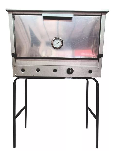 Horno Pizzero Rotisero 3 Moldes Acero Inox Con Base Depaolo En Bs As G