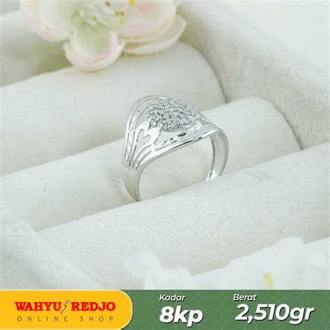 Jual CINCIN EMAS PUTIH 8K WAHYU REDJO CC8KP 18957409 Shopee Indonesia