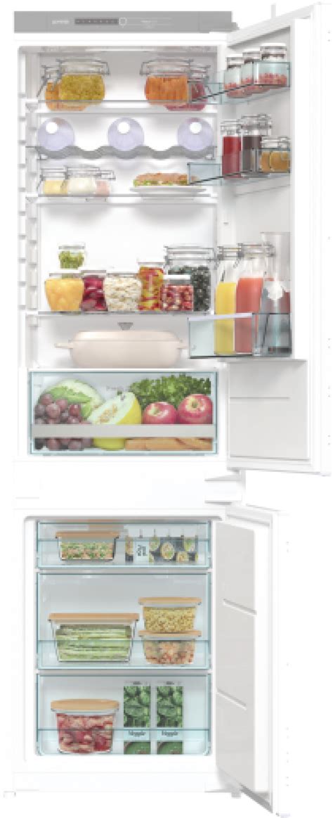 Встраиваемый двухкамерный холодильник Gorenje NRKI418FA0 купить - Самый ...