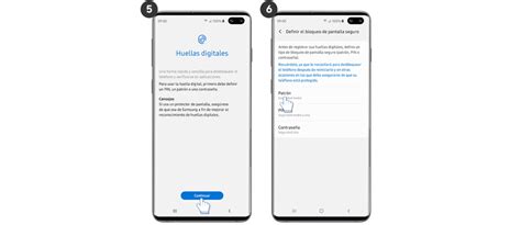 Galaxy S10 ¿cómo Configurar El Bloqueo De Pantalla Por Huellas Digitales Samsung Co