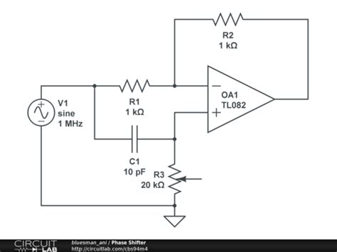 Phase Shifter Circuit Diagram Phase Shifter Circuit