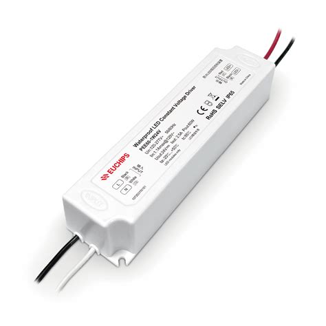 60W 12VDC Non Dimmable Waterproof CV Driver PEE60 1W12V Euchips