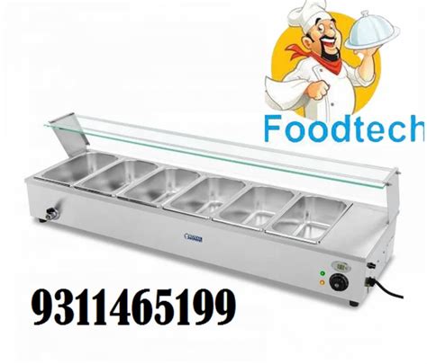 Feet Stainless Steel Hot Bain Marie Counter For Catering At Piece In New Delhi