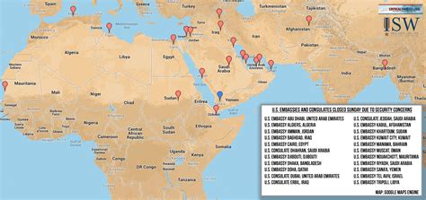 Us Embassy And Consulate Closures Sunday 4 August 2013 Institute For