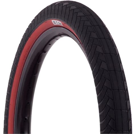 Premium PREMIUM CK TIRE 20 X 2 4 BLACK RED B P Cycle And Sports