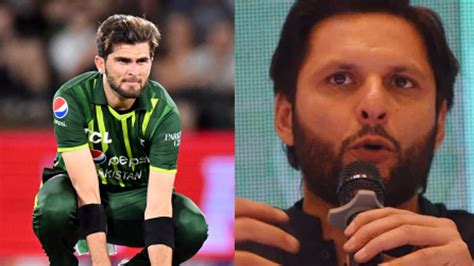 Decision To Change Him Now Is Wrong Shahid Afridi Backs Shaheen Amid