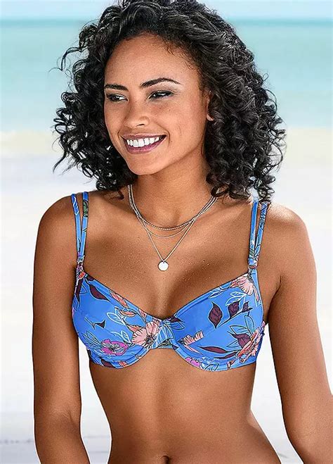 S Oliver Underwired Bikini Top Kaleidoscope