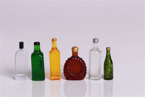 112 Scale Liquer Bottles Dollhouse Miniature Alcohol Drink Doll House