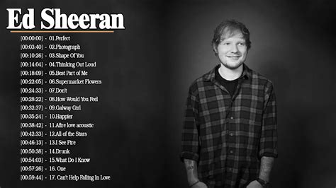 Melhores M Sicas De Ed Sheeran Todas As Musicas De Ed Sheeran