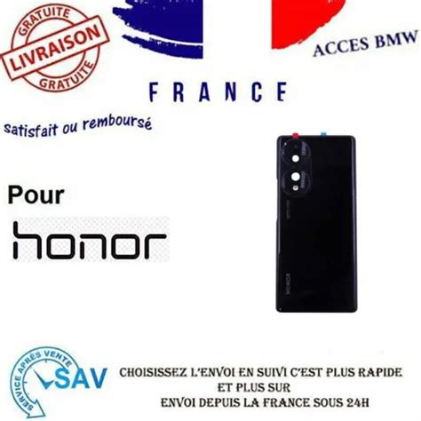 ORIGINAL CACHE BATTERIE Vitre Arrière Pour Honor 70 0235ACMP Noir