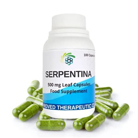 Serpentina Herbal Capsule Amazing Food Supplement Pure And Organic