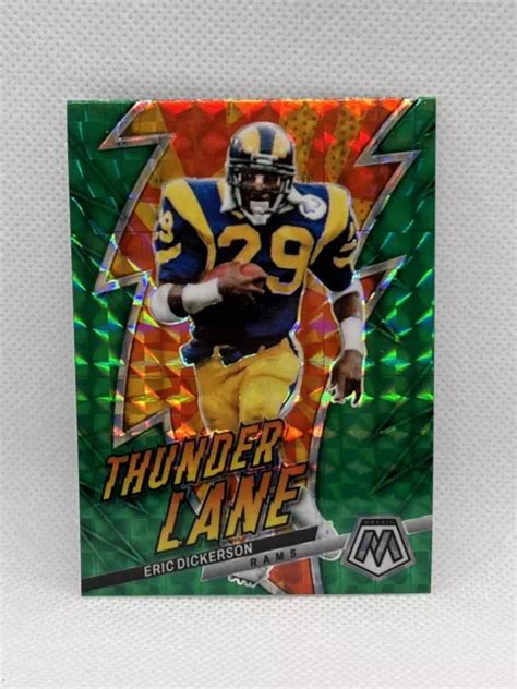 Eric Dickerson Mosa Que Panini Thunder Lane Mosa Que Verte Prizm