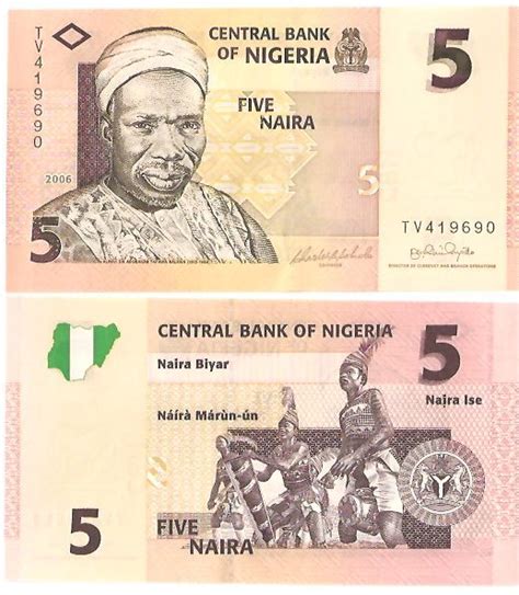 Nigeria 5 Naira P 32 Euro Münzen Banknoten Geldscheine Notgeld