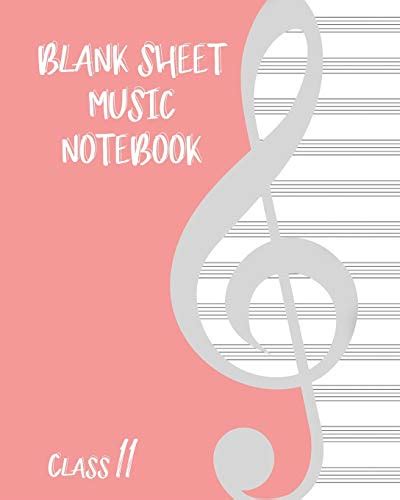 Blank Sheet Music Composition Manuscript Staff Paper Art Music Class 11