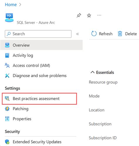 ベスト プラクティス アセスメントを構成する Sql Server Enabled By Azure Arc Microsoft Learn