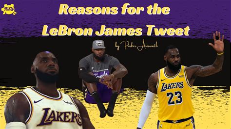 Reasons for the LeBron James Tweet - Belly Up Sports