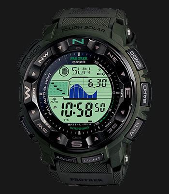 Casio Pro Trek Prg B Dr Tough Solar Triple Sensor Watch Jamtangan