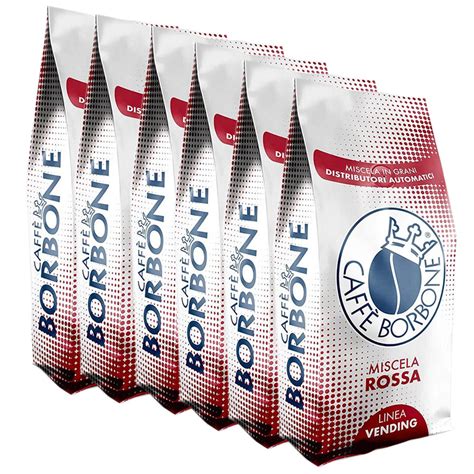 Oferta Granos de Café italiano Mezcla ROJA Vending Caffè Borbone 6 kg