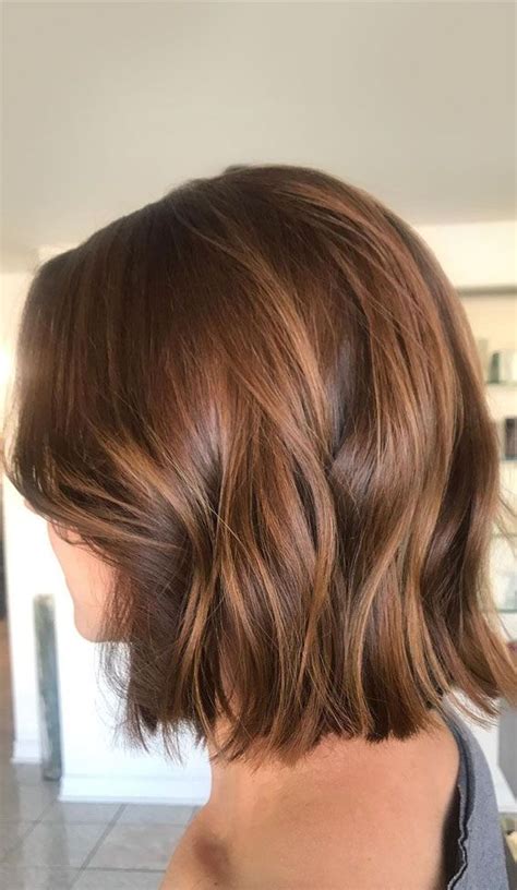 27 Caramel Hair Color Ideas Caramel Brown Bob Haircut Hair Color