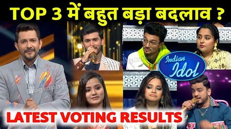 Latest Finalist Voting Result Of Indian Idol Today Episode Indian