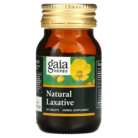 Gaia Herbs Natural Laxative 90 Tablets