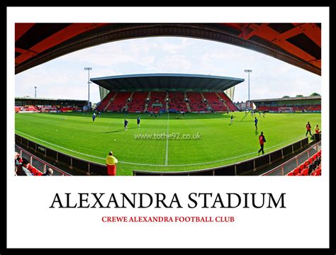 Football League Ground Guide Crewe Alexandra Alexandra Stadium Guide