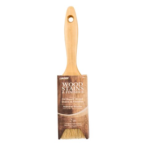 Linzer 2 Wood Oil Based Stains Finishes Flat Paint Brush Walmart