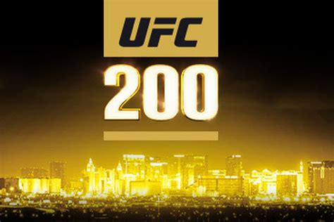 The Background and Story of UFC 200