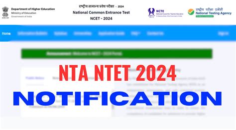 NTA NTET 2024 Examination Result Score Card Punjab Job Alert