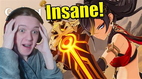 She S Too Much Character Demo Dehya Fiery Lioness Reaction Genshin Impact Youtube