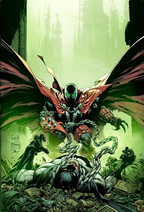 Batman E Spawn Greg Capullo Revela Nova Capa Variante Do Crossover