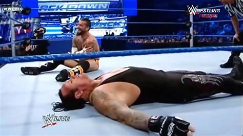 The Undertaker Vs CM Punk Oct 1 2010 WWE SmackDown YouTube