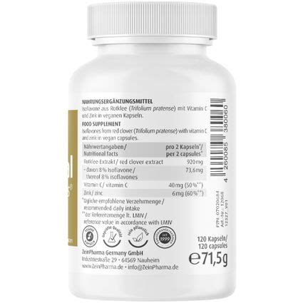 Zeinpharma Rotklee Kapseln Menovital Plus Mg St Shop Apotheke