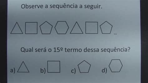 Observe A Sequência De Figuras A Seguir