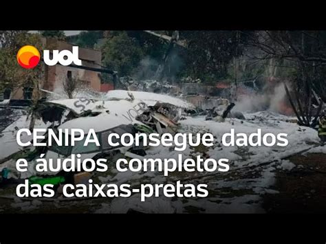 Acidente Voepass Cenipa obtém dados e áudios das caixas pretas