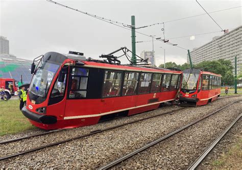 Wypadek tramwaju w Katowicach Siedem osób zostało poszkodowanych