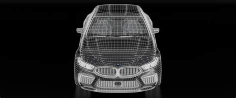 Artstation Bmw M8 Competition Gran Coupé 3d Model Game Assets