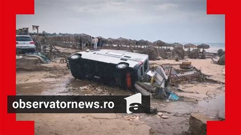 Dezastrul provocat de ciclon pe litoral mai mare decât s a crezut