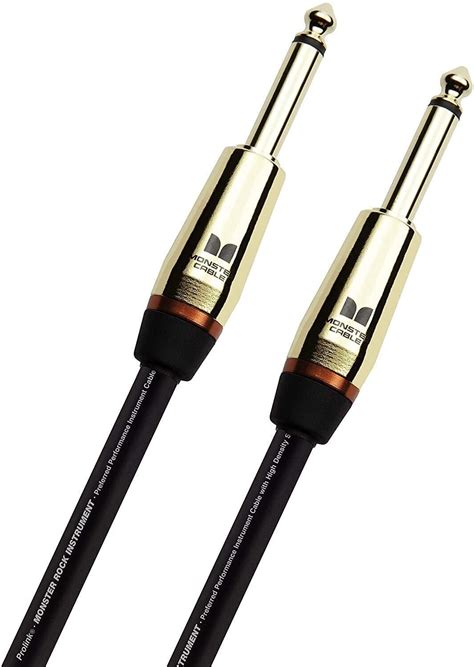 Monster Cable Prolink Rock Ft Instrument Cable Noir M Droit