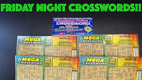 Friday Night Crosswords Session Ca Scratchers Youtube