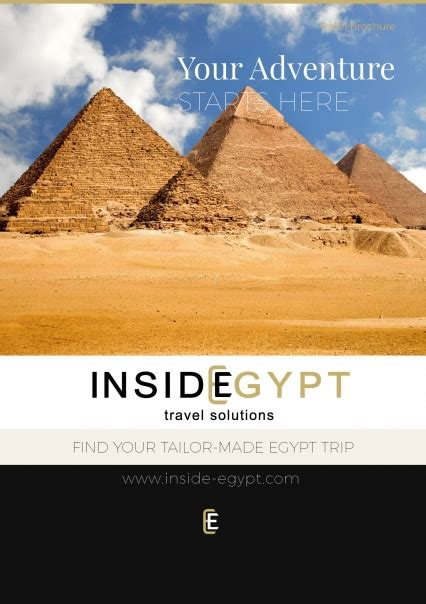 Ancient Egypt Travel Brochure