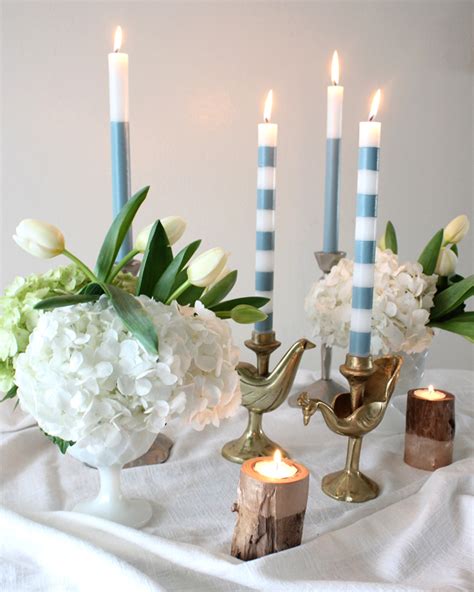 Diy Painted Taper Candles Tonality Designs