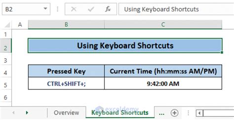 Excel Current Time Formula 7 Suitable Examples Exceldemy