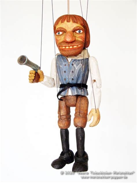 Buy Wooden Marionette Forest Robber Ru0092 Gallery Czech Puppets