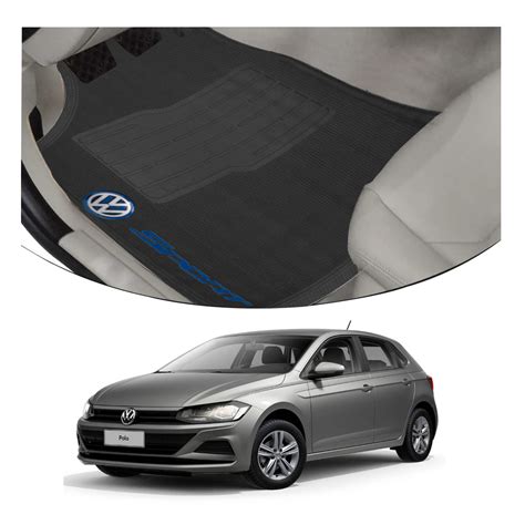 Tapete Personalizado Volkswagen Preto Novo Polo Sport Tapete De Carro